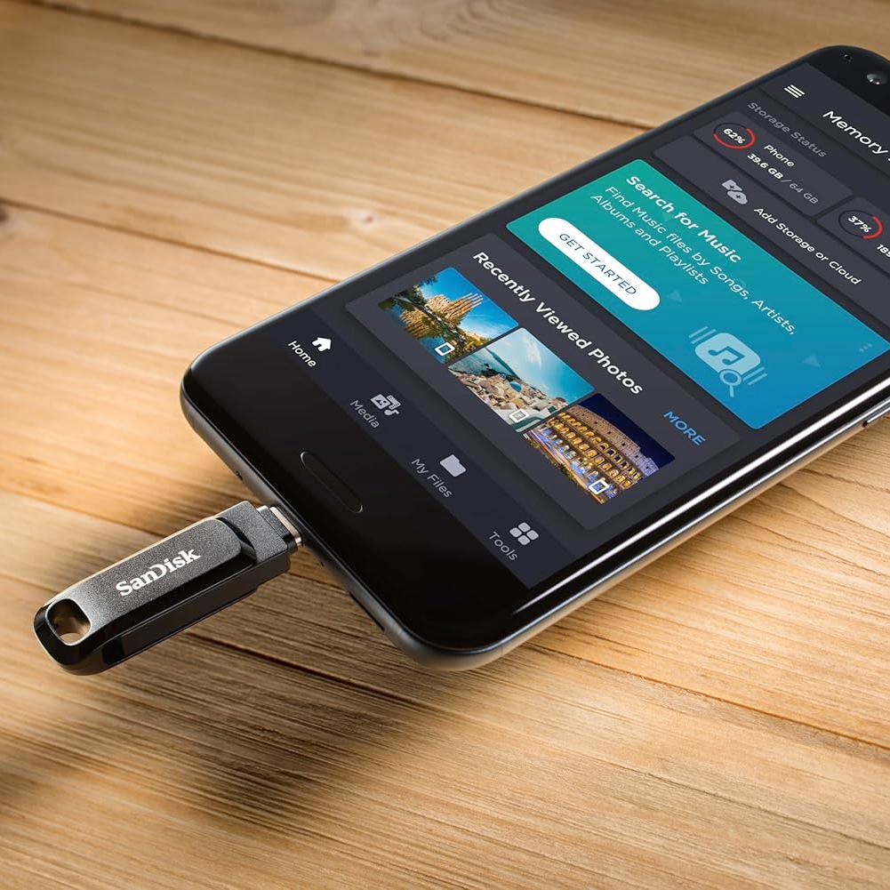 SanDisk 128 ГБ otg usb type c Флешка 64 ГБ 256 ГБ 512 ГБ Ultra Dual GO OTG Флешка оригинальная sandisk usb Карта памяти U Диск для телефона Type C Ноутбук