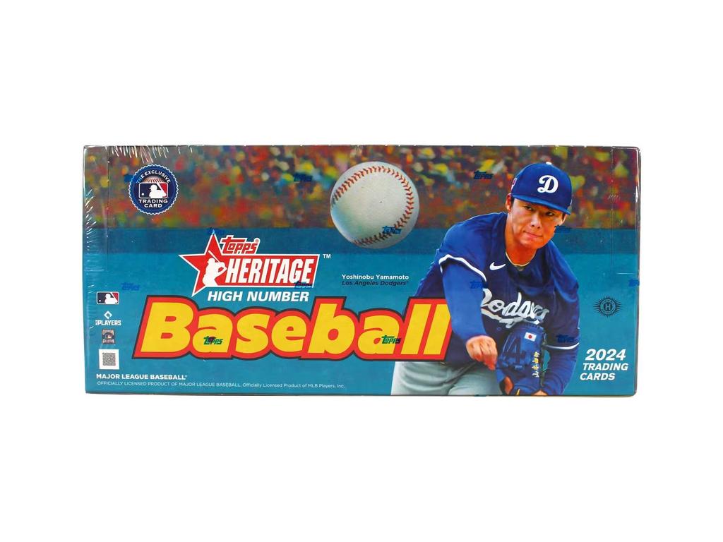 2024 Topps Heritage Baseball Hobby Trading Card Box Autograph or Relic Card Per Hobby High-Number (One Box)