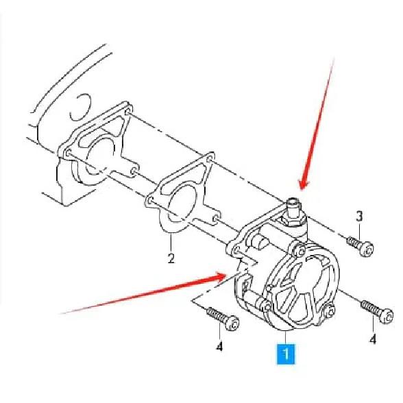 03H145100C 03H145100E Brake Booster Vacuum Pump For VW CC Touareg Teramont Passat 2008-2025