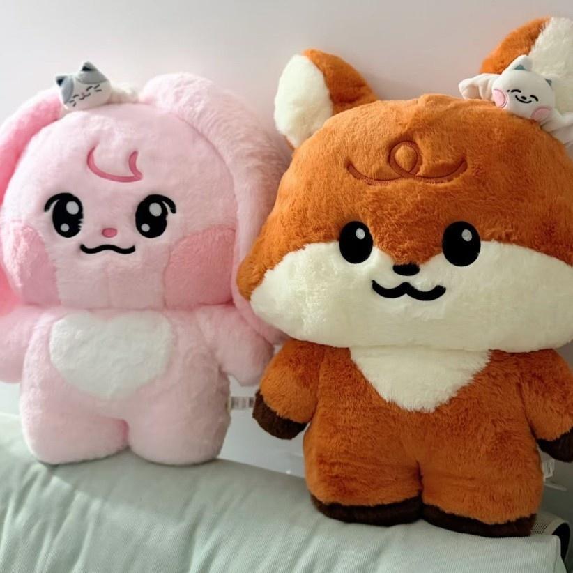 40cm Soft Plush Doll Keychain Cartoon Stuffed Toy PP Cotton Filling Cute Pendant Birthday Gift For Fans