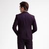 Menseye Menseye Purple-Red Slim-Fit Suit