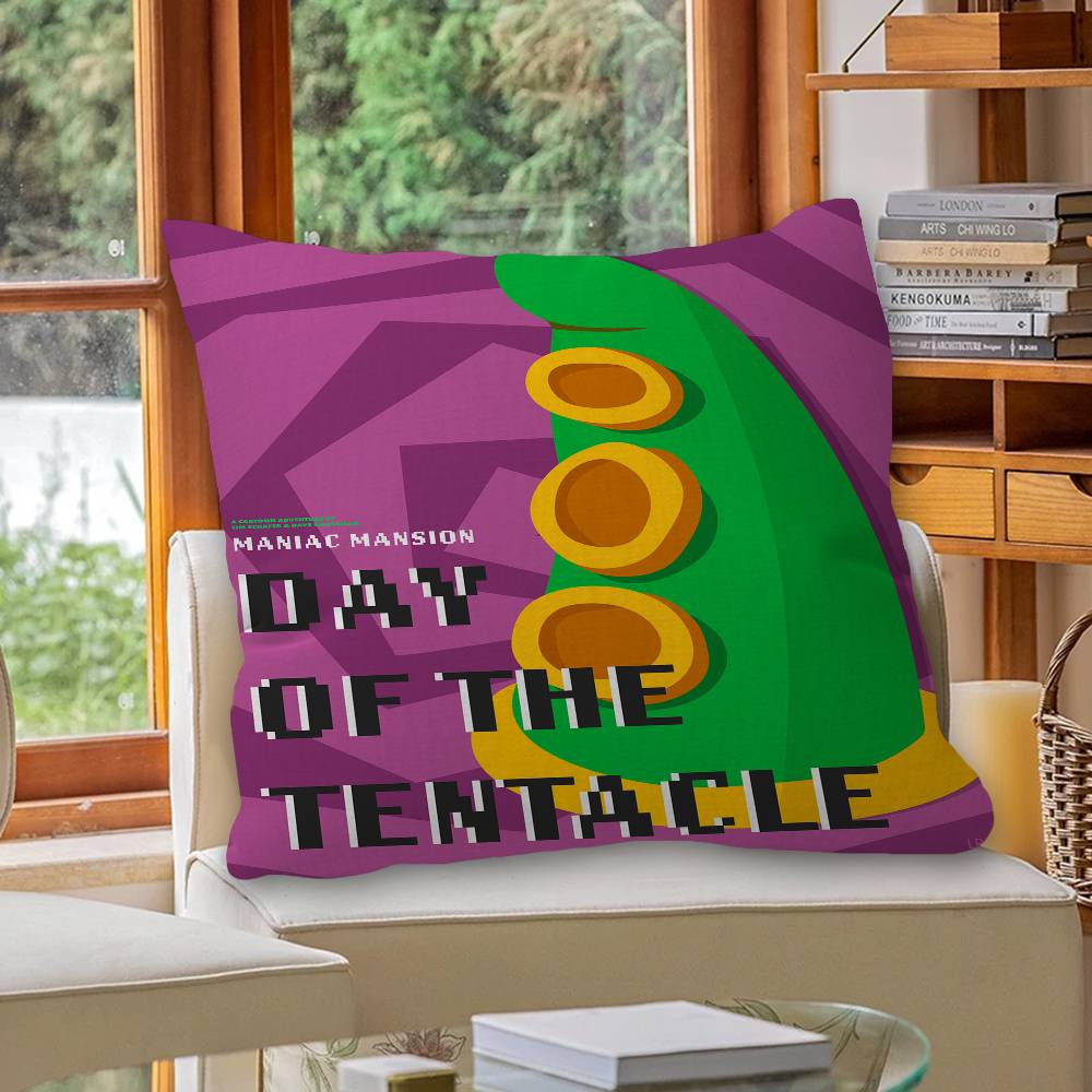 Anime Day of the Tentacle Personalized picture text home decorative pillows Household Gifts 45x45cm