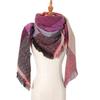 Women's Shawl New Scarf Autumn and Winter Large Plaid Triangle Scarf