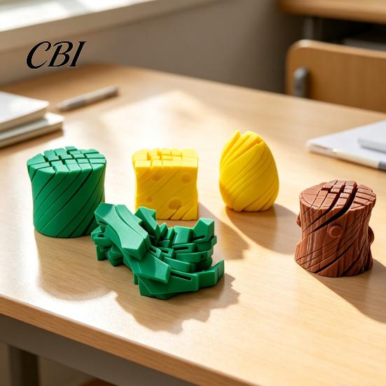 Customizable Multi-piece Game Decor 3D Printed Spiral Fidget Toy, Creative Stress Relief Ornaments, Compact Portable Reliever Decompression
