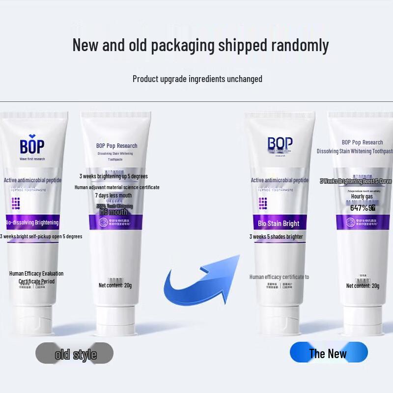 BOP Stain Dissolving Whitening Toothpaste