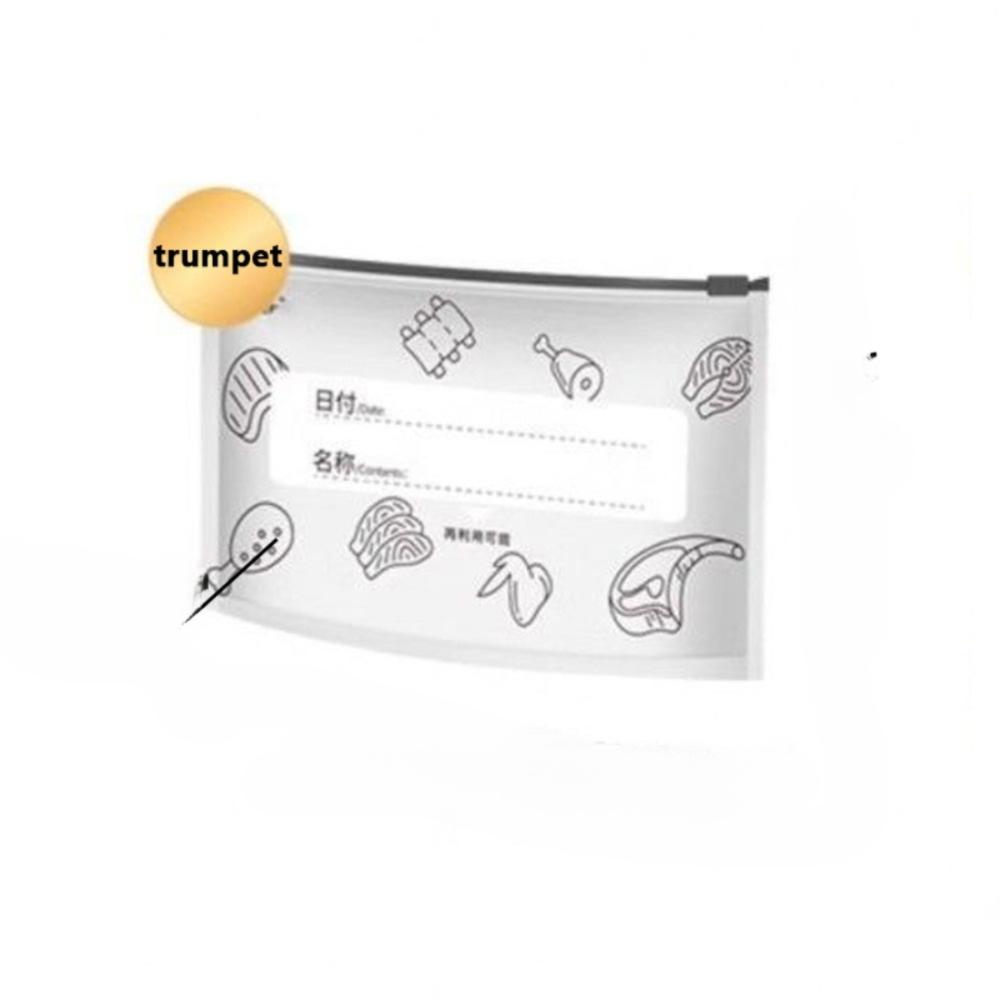 10Pcs/Bag Leakproof Freezer Stand Up Bag Aluminum Foil Kitchen Fresh Bag New Food Bag