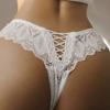 Hollow Out Lace Sexy Girls G String Panties Women Briefs Transparent Thong Thin Underwear Female Low Waist Lingerie Size S-XL
