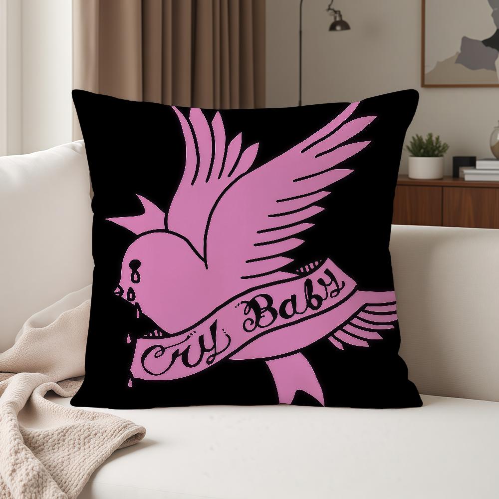 Rapper L-Lil Peep Pillow Case Suitable For Bedrooms Living Rooms Cars Home Decoration