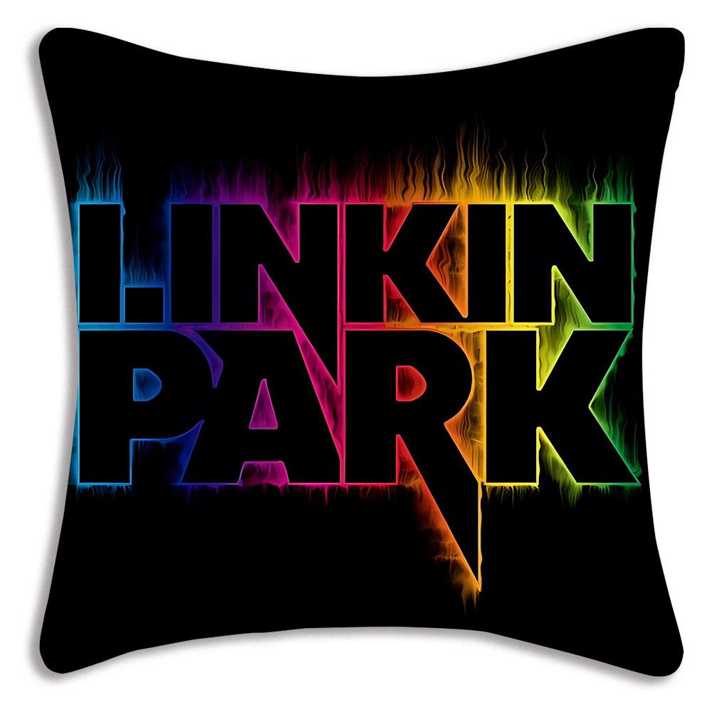 Всемирно известная рок-группа Linkin P-Park Наволочки Декоративные для дивана Домашние Двусторонние Печать Короткий Плюш Милые Наволочки