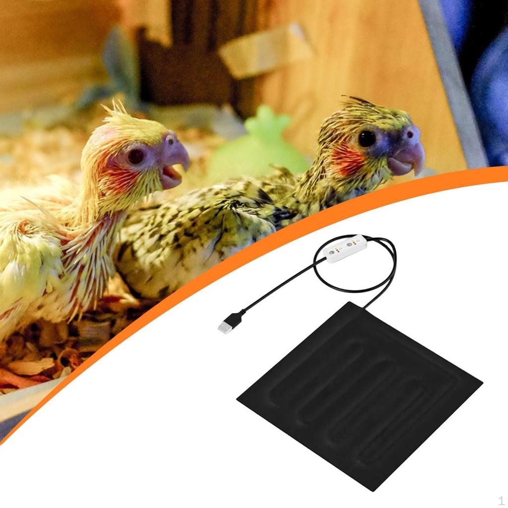 Рептилия Нагревательная подушка Нагреватель USB Греющая подушка Террариумный коврик для Бородатой агамы Отшельника Змеи