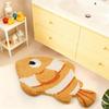 Cartoon Animal Wool-Like Carpet for Children's Bedroom Soft Area Rug Anti-Slip Bathroom Floor Mat Home Decoration