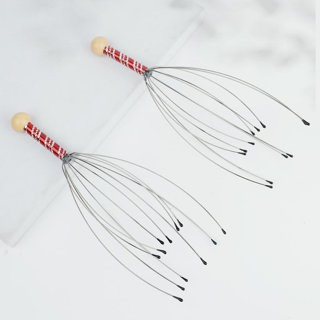 1/2sopus Head Massager Scalp Massage Claw Soul Extractor Relieves Tension Muscle Relaxation Relief Tiredness Massager Care Tools