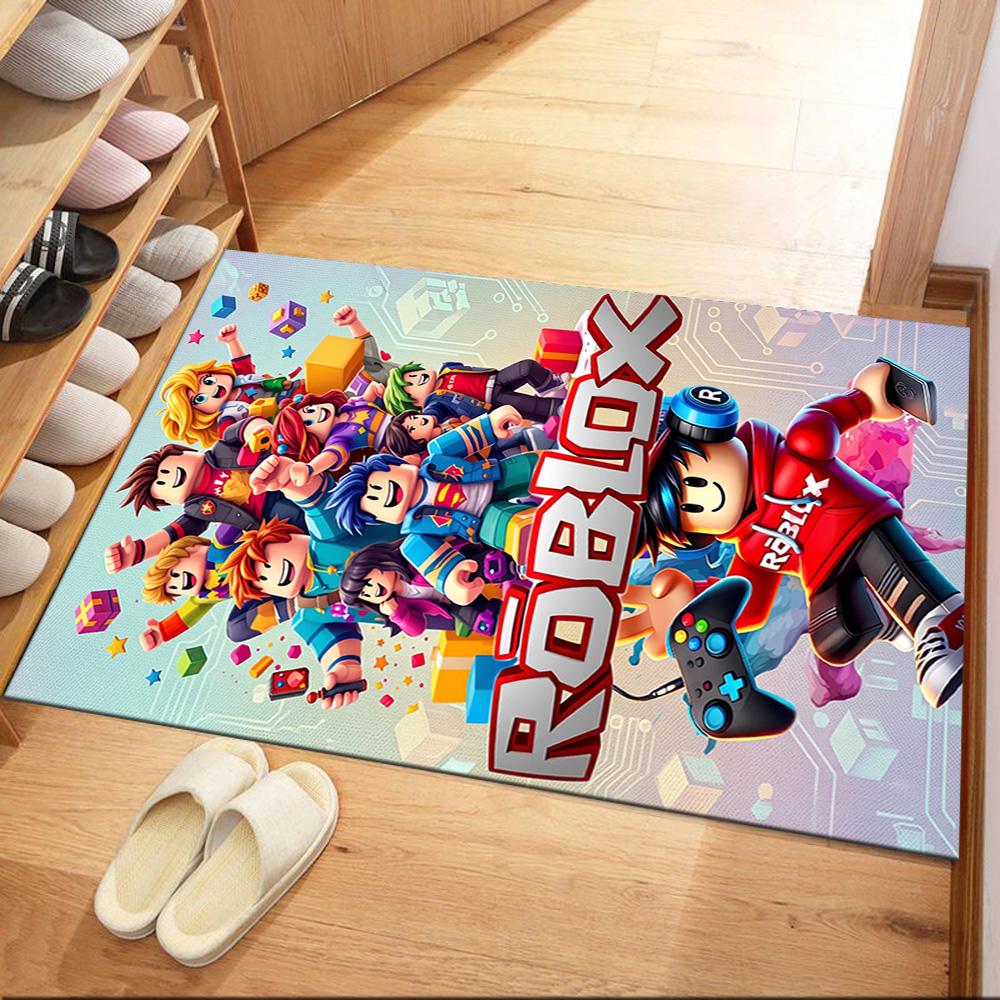 Roblox 211 Floor Mat Design for Outdoor Game Room Foyer Balcony Anti-slip Rug Office home decor Luxury Gift for Birthday, Christmas, Wedding
