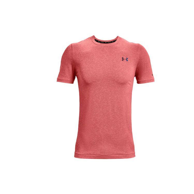 Under Armour Мужская футболка Rush Series Training Sports с круглым вырезом Venom-Red 1361130-690
