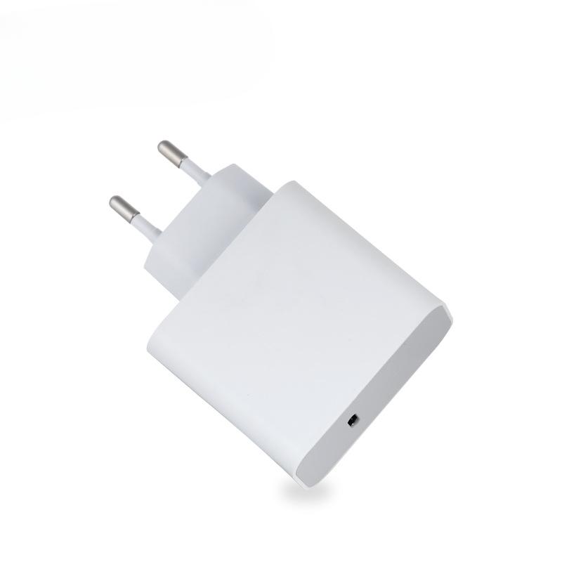 PD3.0+QC3.0 Европейский стандарт Порт Type-c 30 Вт Дорожное зарядное устройство Одинарный порт C Мультипротокольный адаптер с вилкой ЕС