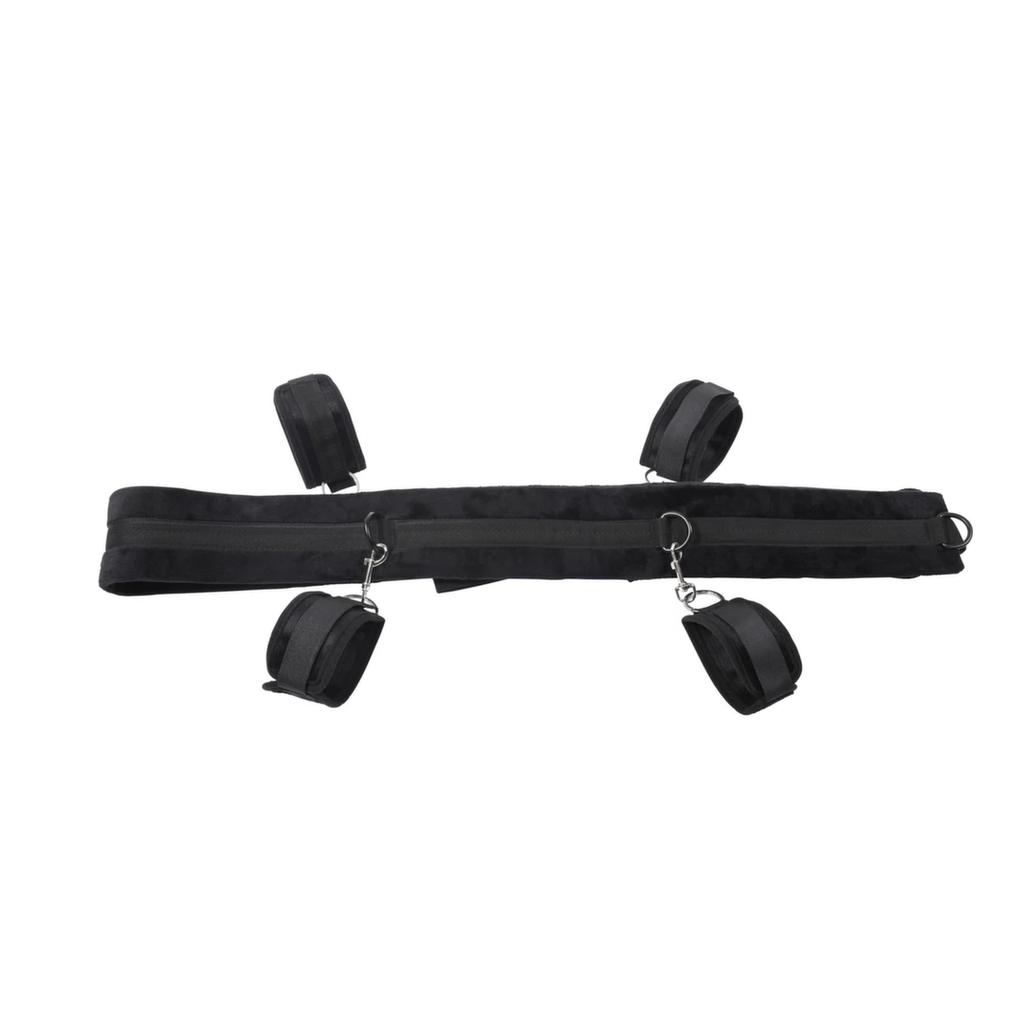 Sportsheets - Bed and Door Strap and Cuff Set - Black
