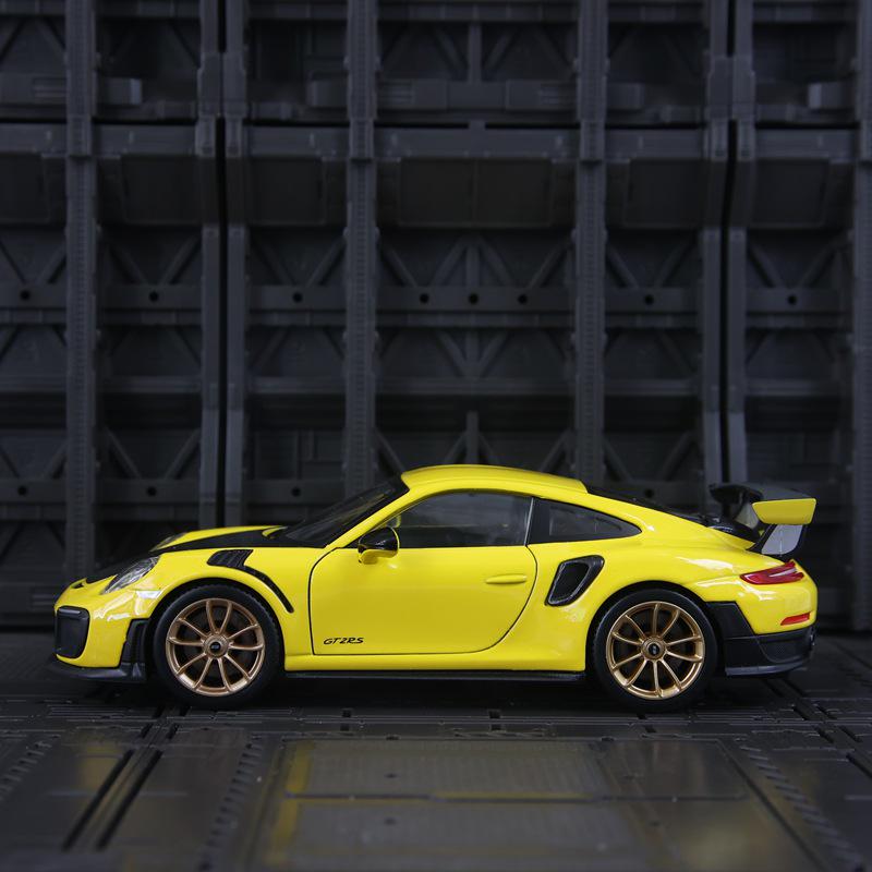 Модель суперкара Meichitu 911 GT2 RS из сплава – 2-дверная, открывающаяся, статичная модель для мальчиков.