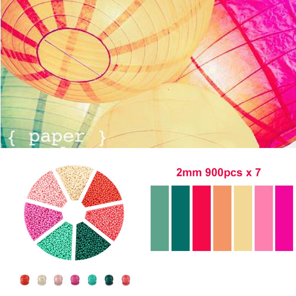 1Set with Box Glass Seed Beads Czech Charm Crystal Spacer Glass Bead For Jewelry Making Kits DIY Handmade Supplies Accessories Set