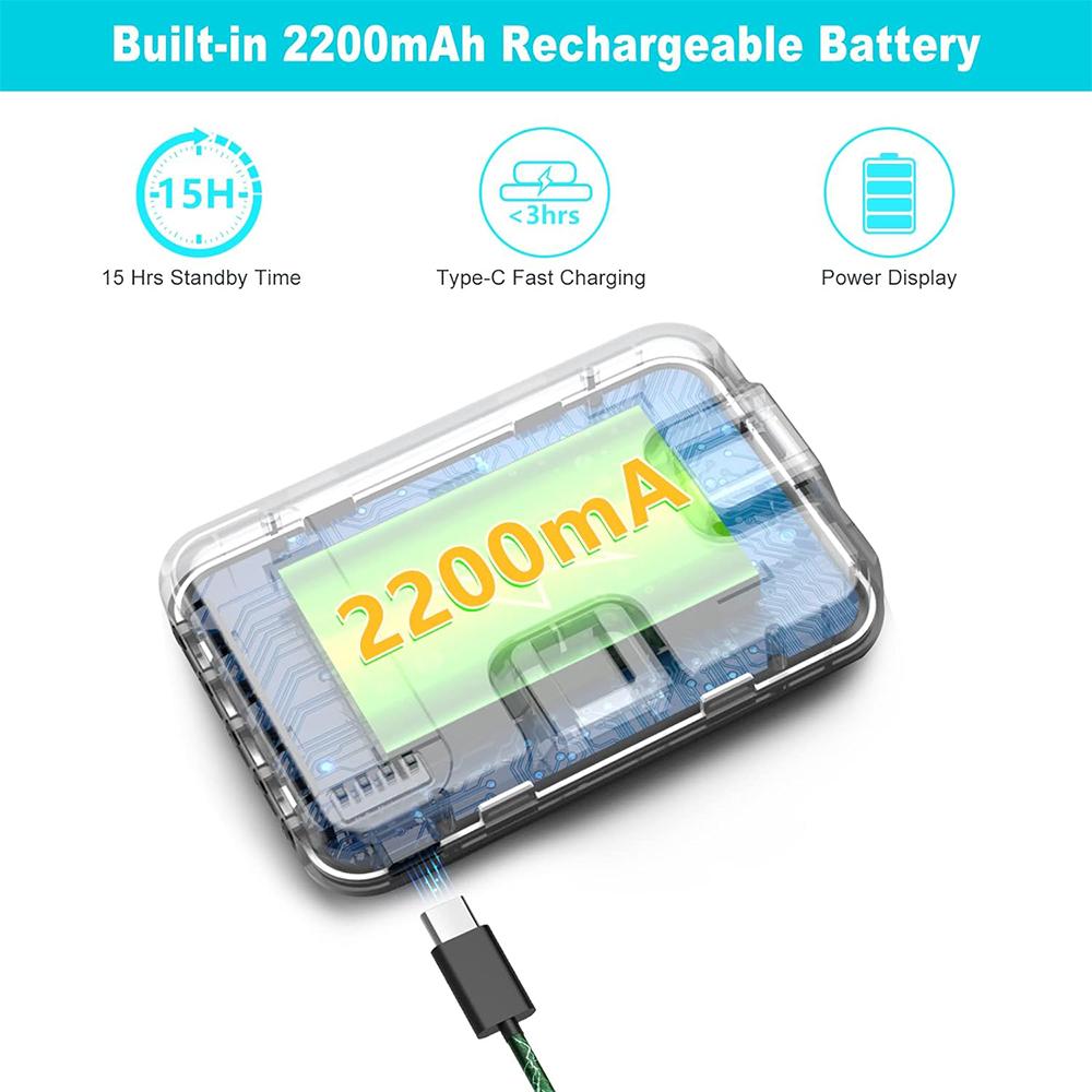 Minifocus Selfie Light, 60 LED 2200mAh Rechargeable Cell Phone Fill Light 7 Modes, 10-Level Brightness, Portable Clip On Light