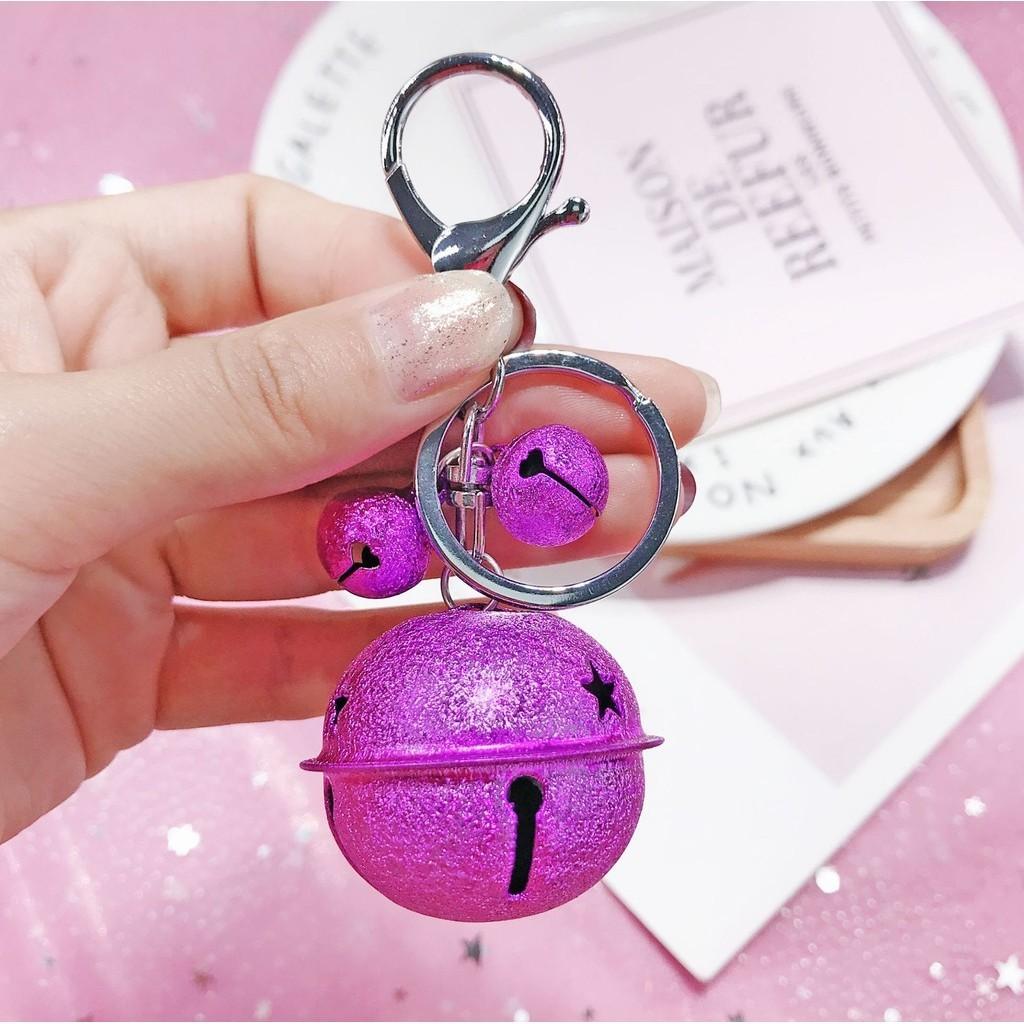 Трендовый металлический мультяшный брелок для автомобиля с милым колокольчиком, несколько вариантов цвета, подарок