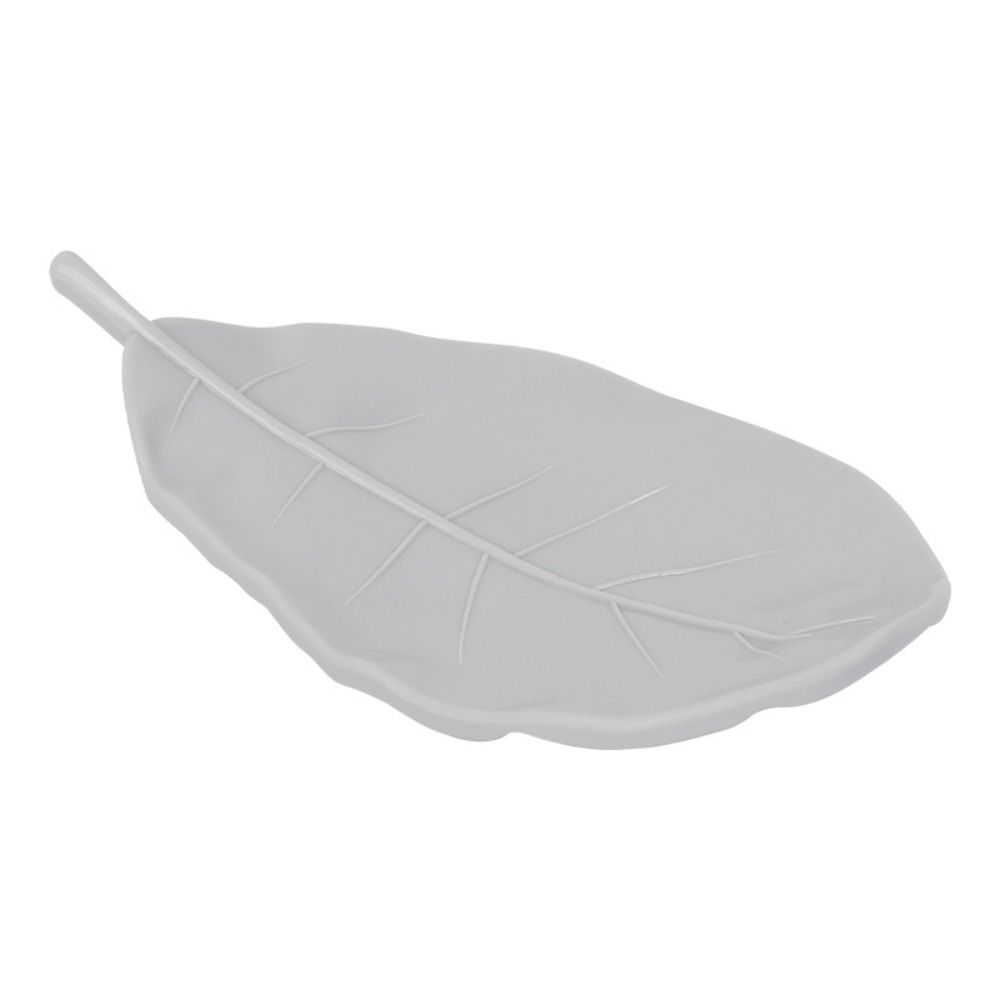 Storage Holder Stand Tray Soap Box Leaf Shape Soap Container Tray  Bathroom Kitchen Sink Organizer