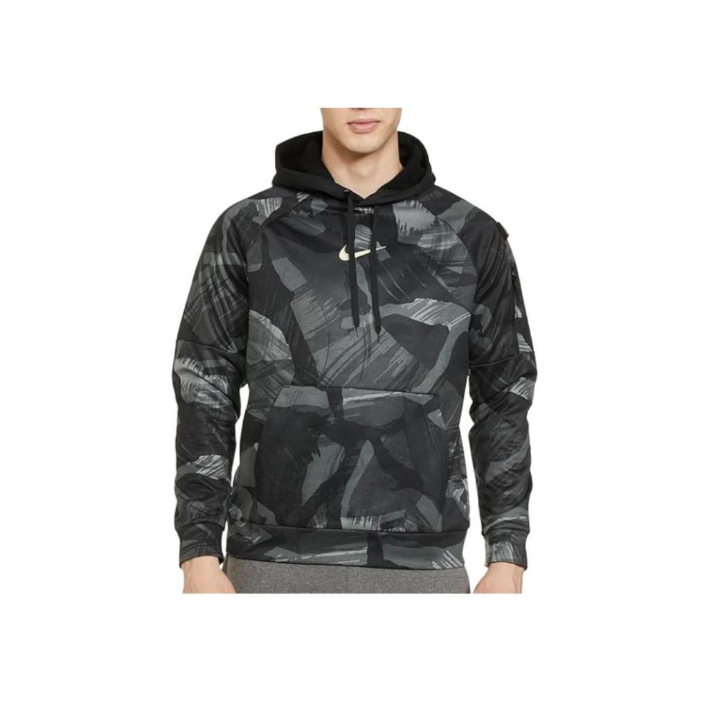 Nike FW22 Пуловер с капюшоном с полным принтом, мужские топы, черный DQ6950-010