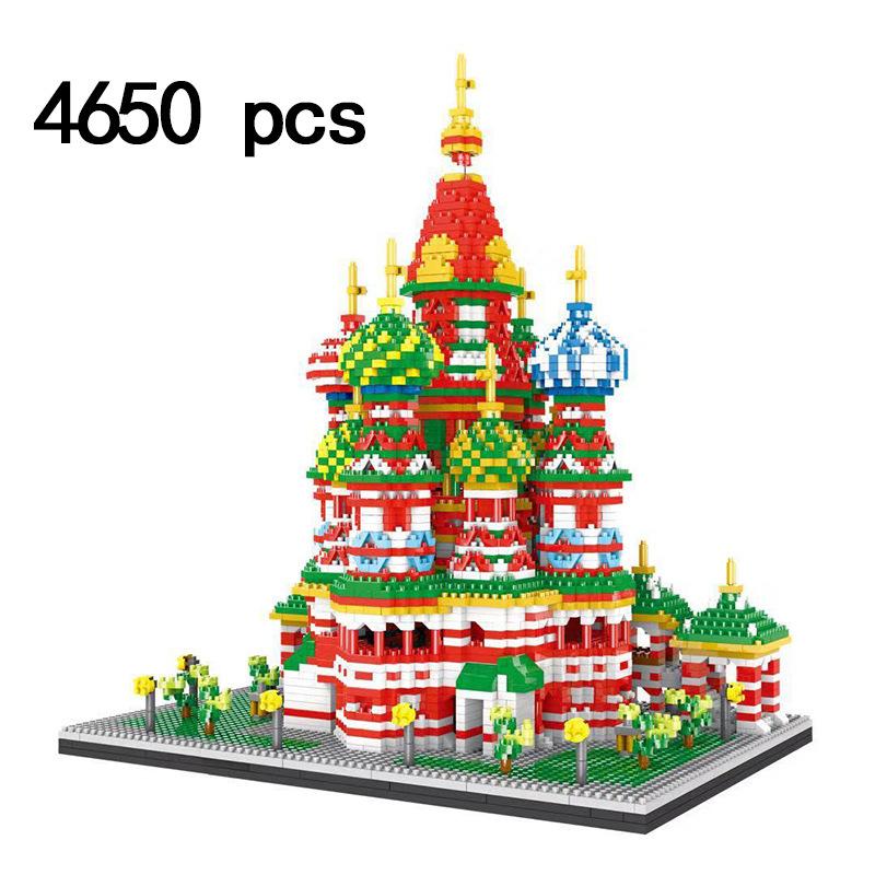 Pzx Mini Blocks World Architecture  Sydney Opera House Big Ben Building Bricks Juguetes For Boy Toys Girl Gift Christmas