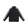Adidas Fashion Casual Versatile Retro Striped Logo Jacket Unisex Jacket Black DQ2070