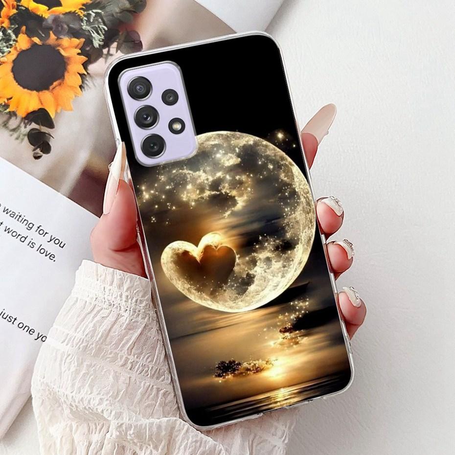 Fashion Painting Case For Samsung Galaxy A72 A52 A52s 5G Soft Silicone TPU Phone Cases For Samsung A72 A52 A52s Covers Bumpers