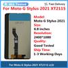 Полная сборка LCD-экрана и дигитайзера для Moto G Stylus 2021 XT2115