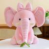 Cartoon Crown Elephant Plush Doll Creative Animal Stuffed Toys  Boys and Girls