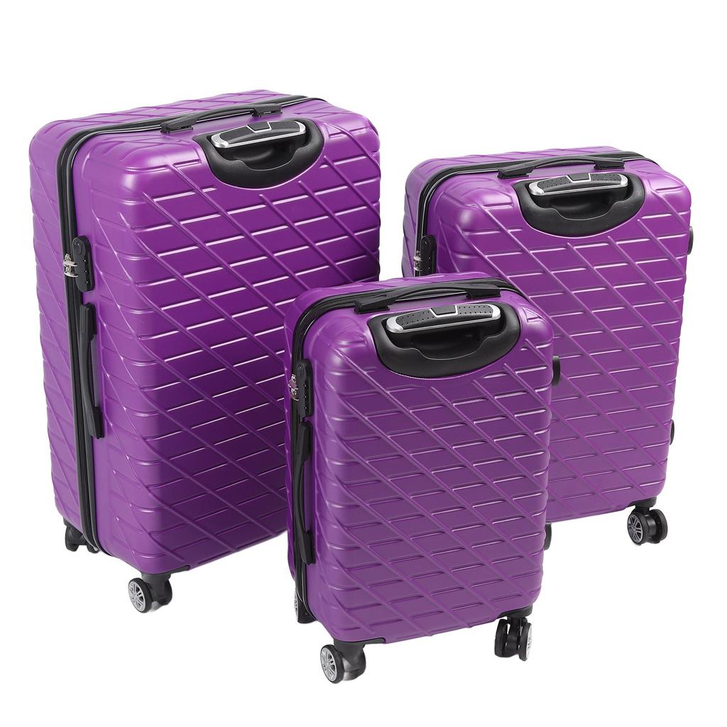 Комплект из 3 предметов багажа, легкий чемодан с жестким корпусом и замком TSA, грузоподъемность 150 кг