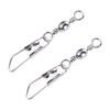 С защелкой Interlock Защелка Interlocking Solid Ring Fishing Connector Metal Connector Fishing Swivels