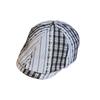 Retro Uk Patterned Beret Cap For Men And Women With Breathable Sunshade Cotton Summer Wear