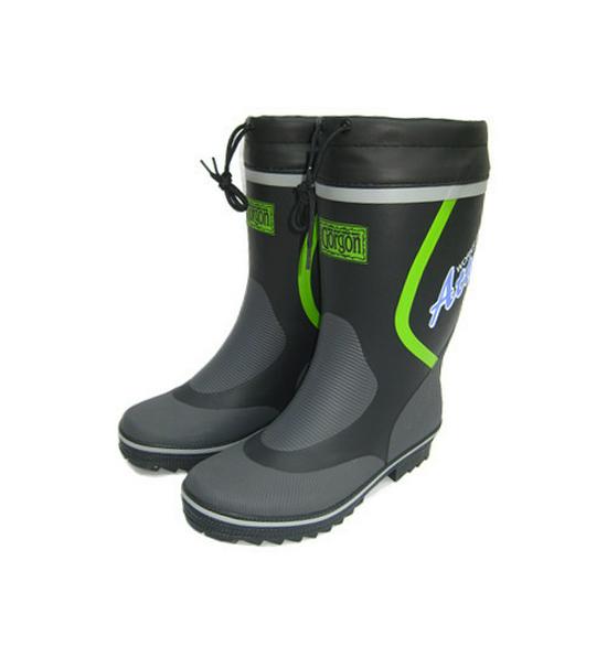 H013 Мужские резиновые сапоги средней высоты с бархатной подкладкой для рыбалки и отдыха на природе - японский и корейский стиль