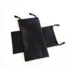 5 шт. Черный чехол-мешочек из ткани для солнцезащитных очков и очков 7,1x3,5"