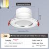 2-Inch Round Recessed Downlight, 56.5cm Opening, 35.5cm Small Ceiling Light, Home Mini