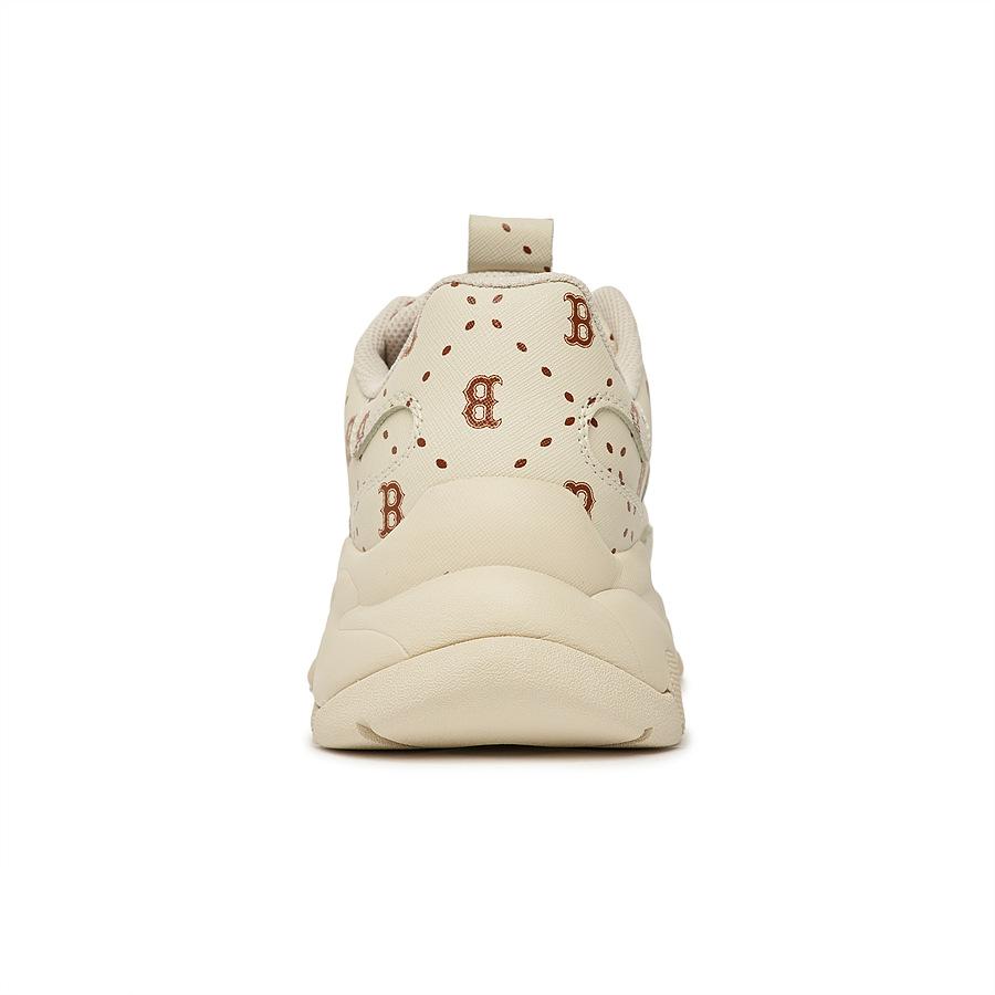 Mlb Big Ball Chunky Saffiano Diamond Monogram Bos  Beige 