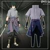 Full Set Uchiha Sasuke Cosplay Costume Anime Cartoon Shippuden Third Generation Clothes Halloween Party