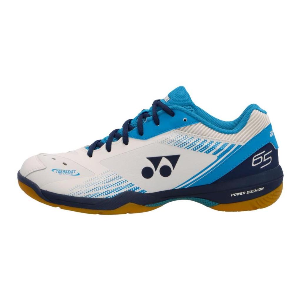 YONEX Бадминтонные кроссовки Power Cushion 65Z, размер см, Белый/Океанский синий, 23.0