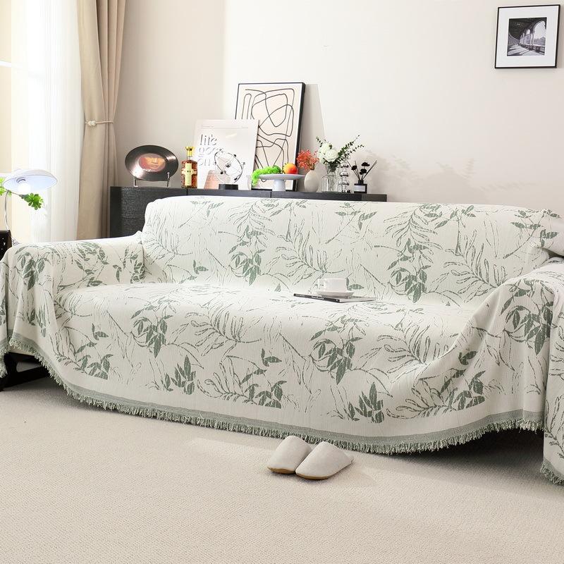 Чехол для дивана из синели, универсальный тканевый чехол для четырех сезонов, универсальный чехол для диванной подушки, нескользящий чехол, одеяло с защитой от царапин