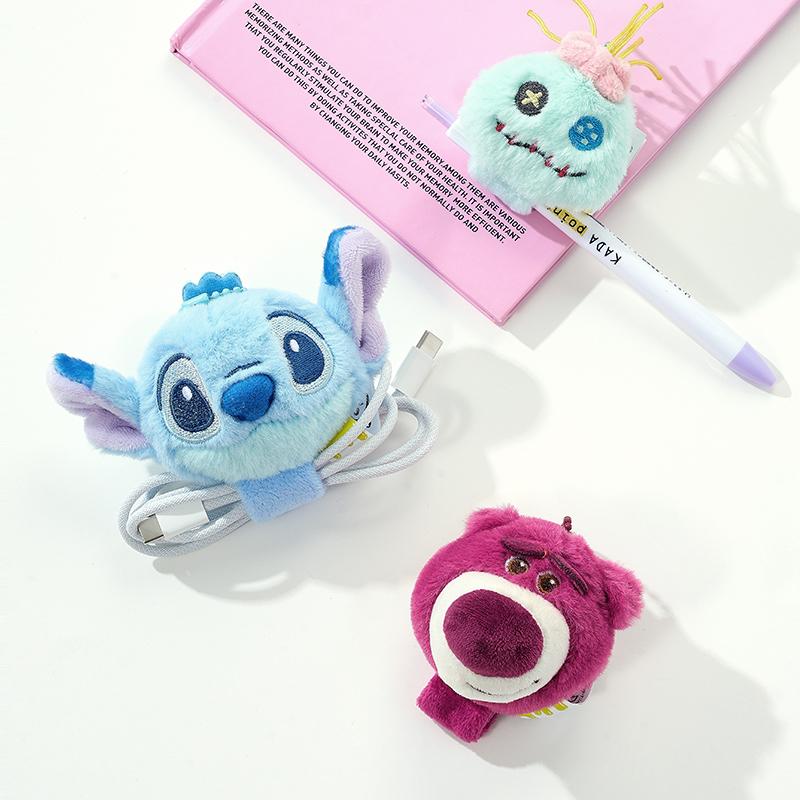 Toy Story Zootopia Lilo&Stitch Winnie the Pooh Lotso Plush Stuffed Toys Doll Cute Couple Keychain Pendant Christmas Gift