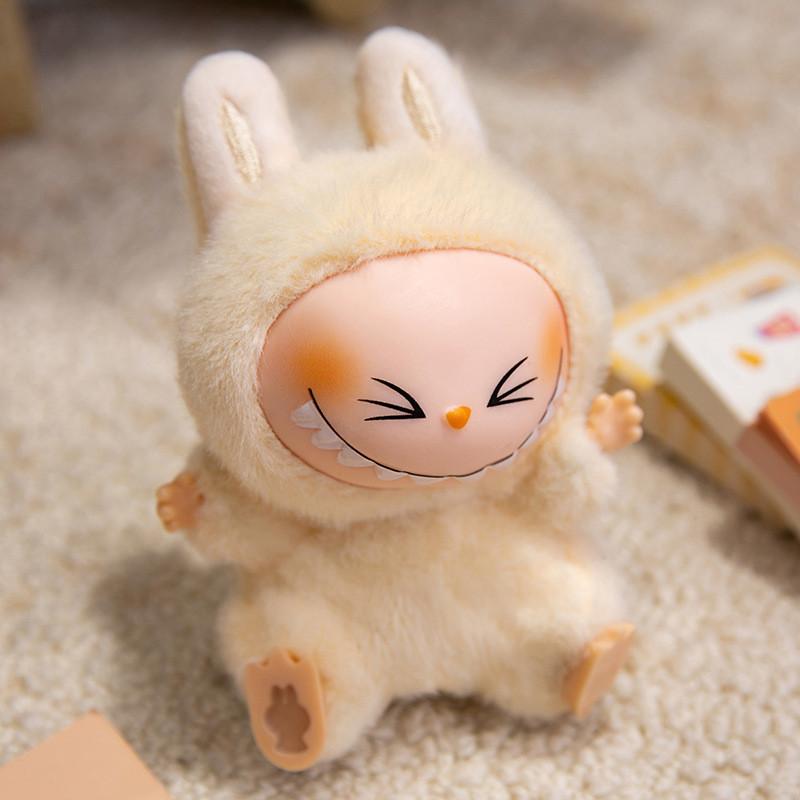 Shy Cute Happy Expression Cartoon Rabbit Plush Toy Doll For Collectors
