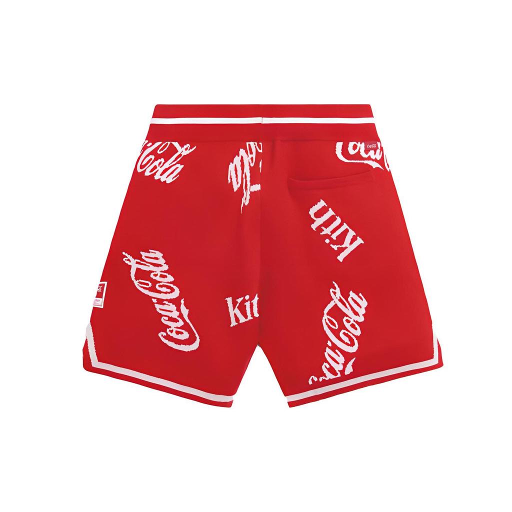 Kith X Coca Cola X Mitchell & Ness Логотип Колы Короткий MNSHORKM19025-CREA