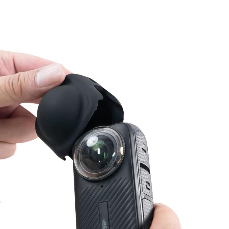 Силиконовая крышка объектива для Insta360 X5 X4 X4Air Защитный колпачок Аксессуары Insta 360 X4 Камера Защита от пыли Защита от царапин Объектив