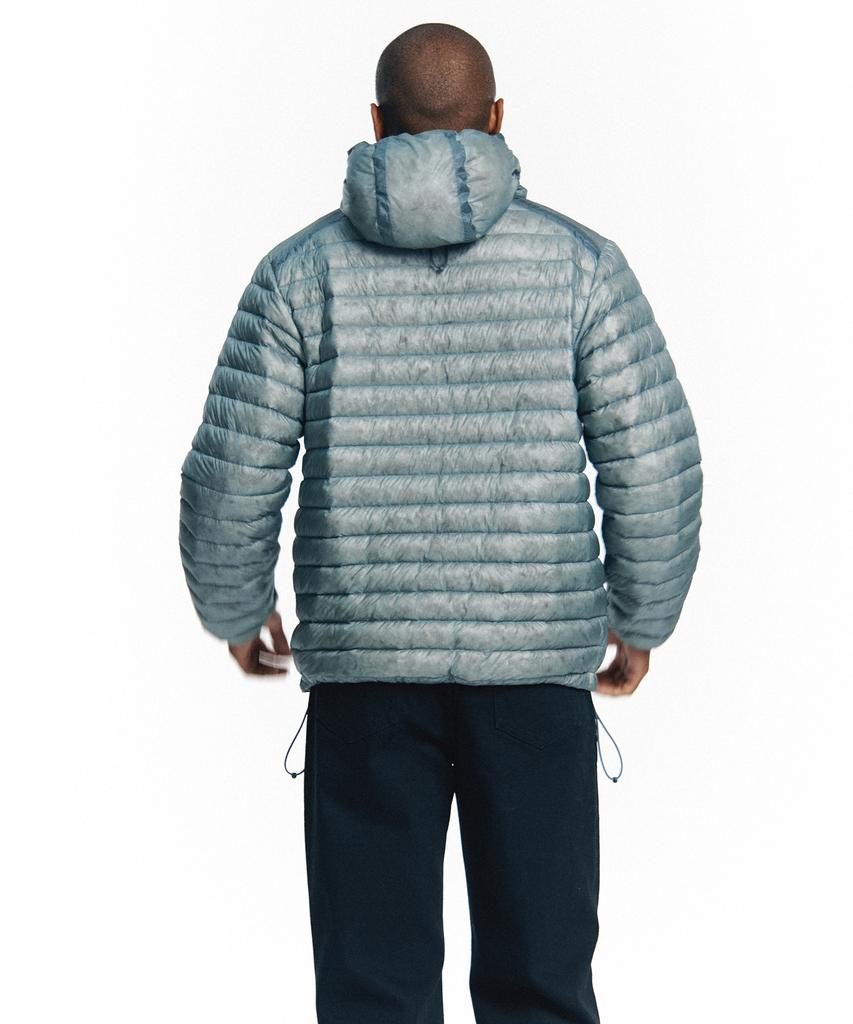 HAZZYS [His] Teal Blue Lightweight Goose Down