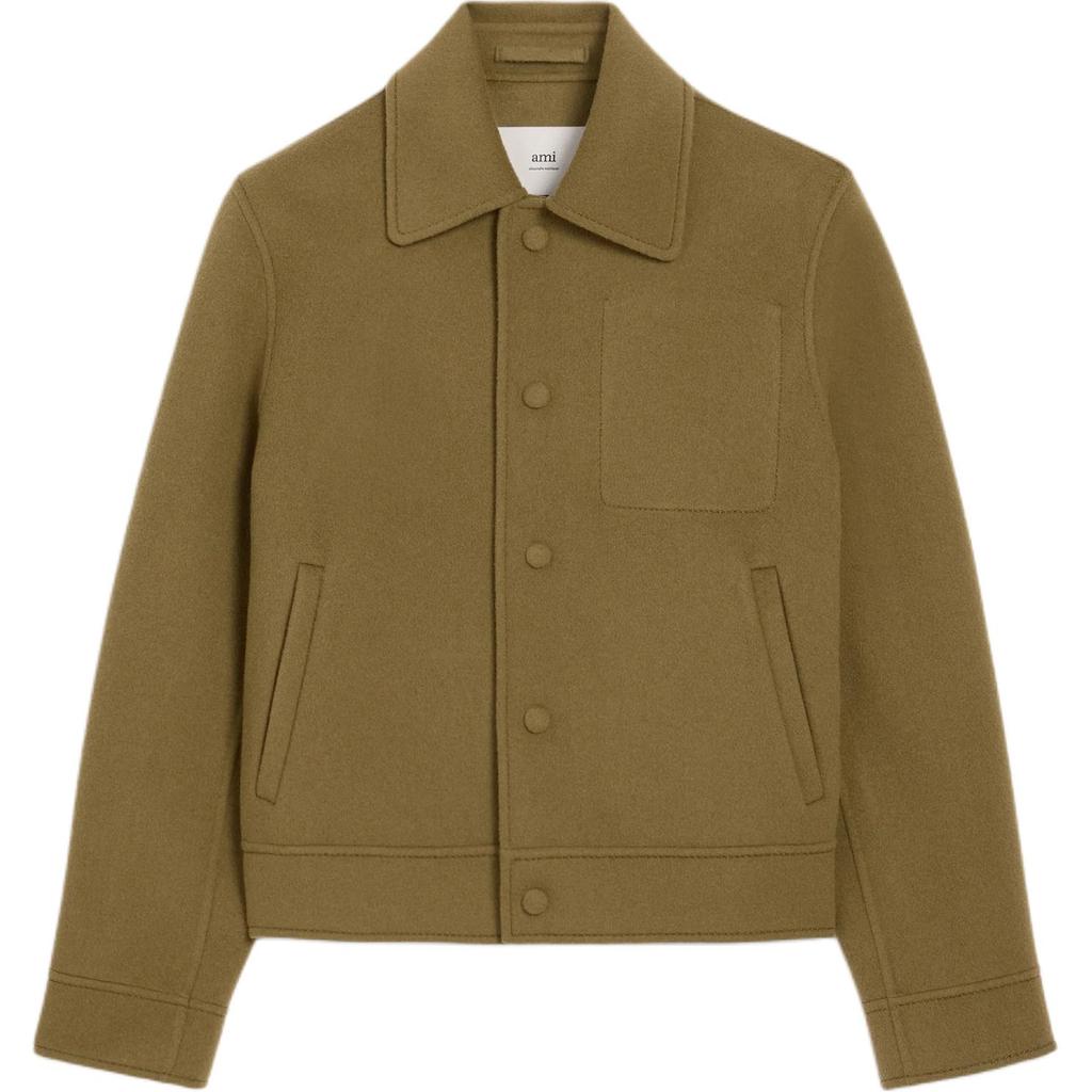 Ami Paris Buttoned Wool Boxy Jacket FJK845WV0022-298