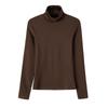 Soft Skin-friendly Turtleneck Base Shirt for Women's Cotton Long-sleeved T-shirt Autumn and Winter New Style Underwear Top