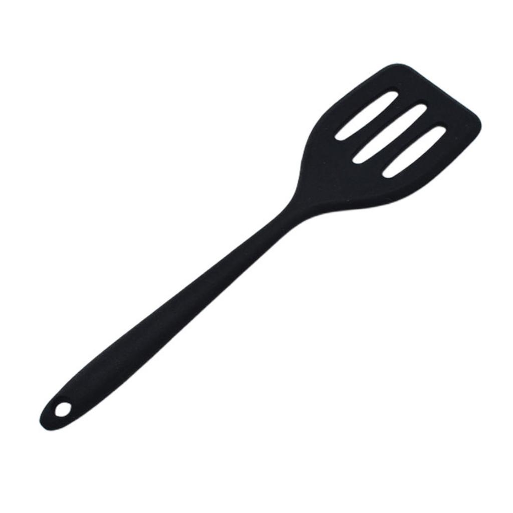 Антипригарная высококачественная термостойкая силиконовая лопатка с прорезями, кухонная лопатка, лопаточка, посуда для приготовления рыбы, яиц, блинов