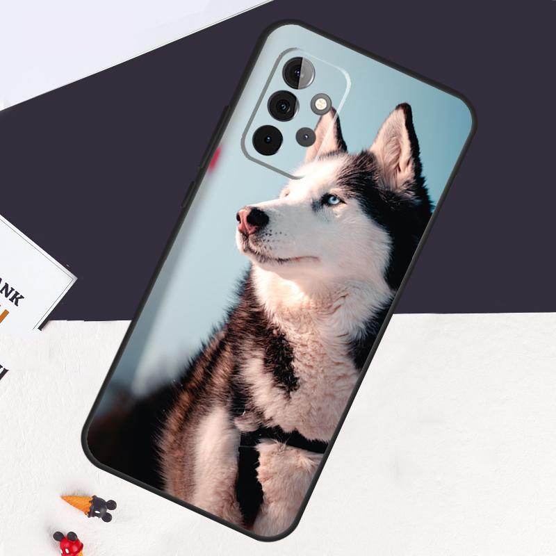Siberian Husky Sled Dog Case For Samsung Galaxy A05 A06 A26 A16 A56 A36 A22 A32 A52 A54 A34 A14 A55 A15 A53 A33 A35